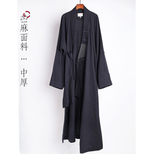 苎麻僧服长褂四季款 大褂师父僧衣和尚服出家人僧袍棉麻比丘秋装
