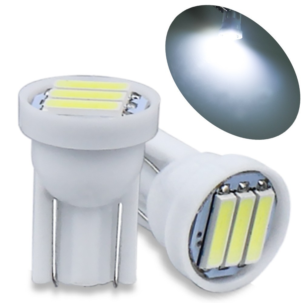 示宽灯改装汽车led透镜t10小灯泡超亮车外灯日行灯行车灯插泡通用