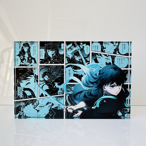 时透无一郎鬼灭之刃动漫周边定制二次元立牌桌面摆件卡通亚克力砖