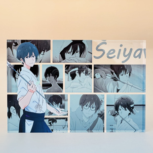 竹早静弥弦音风舞高中弓道部亚克力板动漫周边装饰摆件卡通立牌