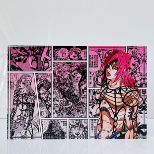 迪亚波罗jojo的奇妙冒险黄金之风动漫周边定制立牌摆件亚克力砖