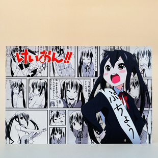 轻音少女中野梓动漫周边定制二次元桌面摆件装饰立牌卡通亚克力砖