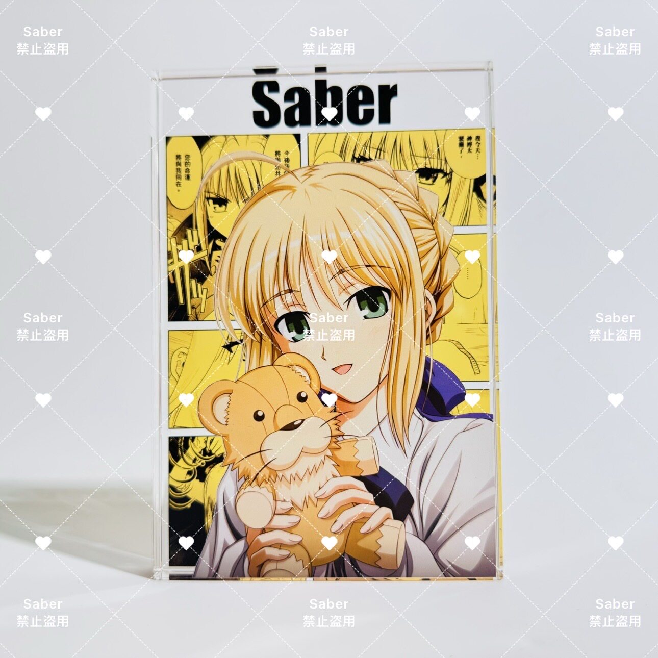 Fate亚瑟王Saber二次元立牌新品手办正版摆件谷子动漫亚克力砖