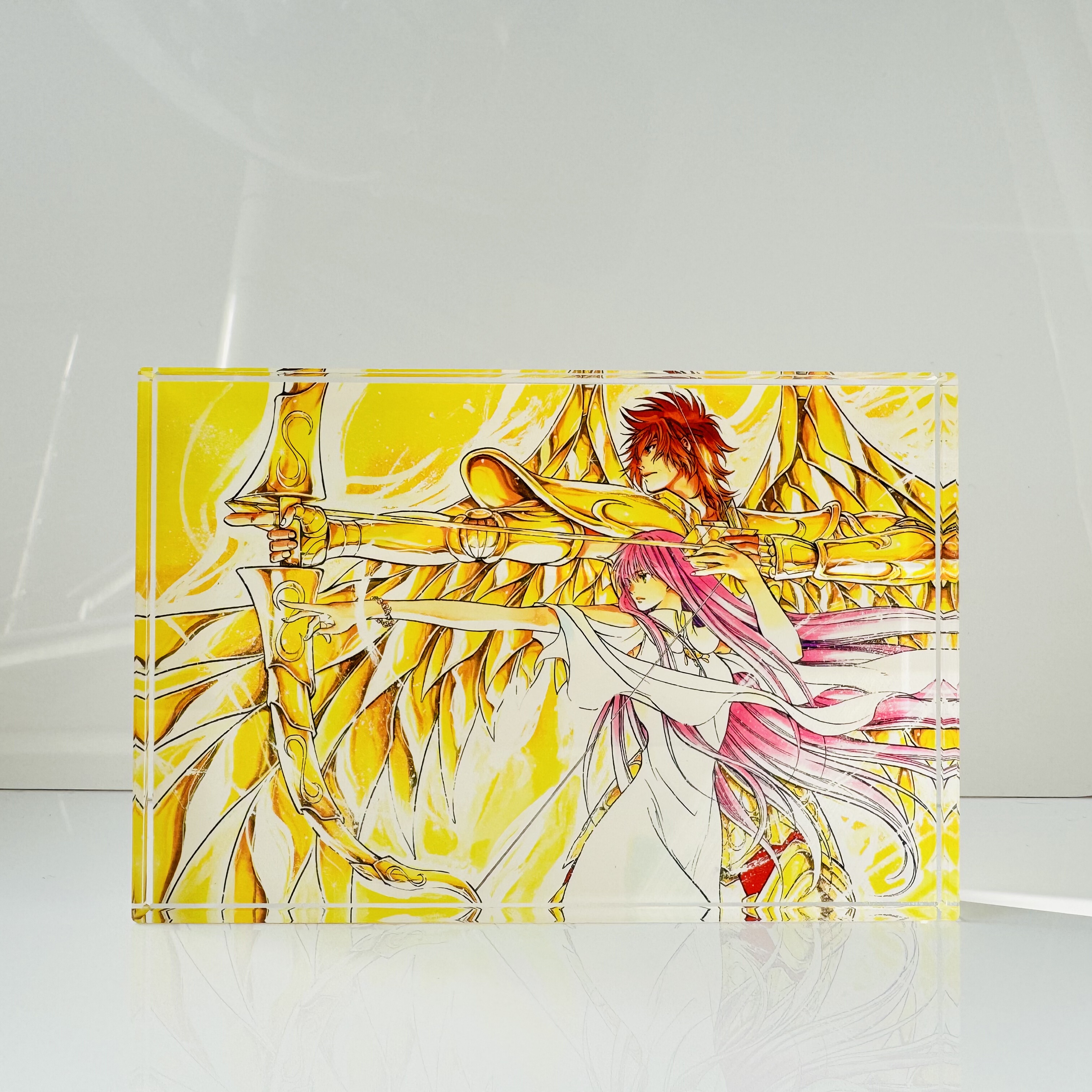希绪弗斯圣斗士星矢LC黄金射手座动漫周边立牌二次元亚克力水晶砖