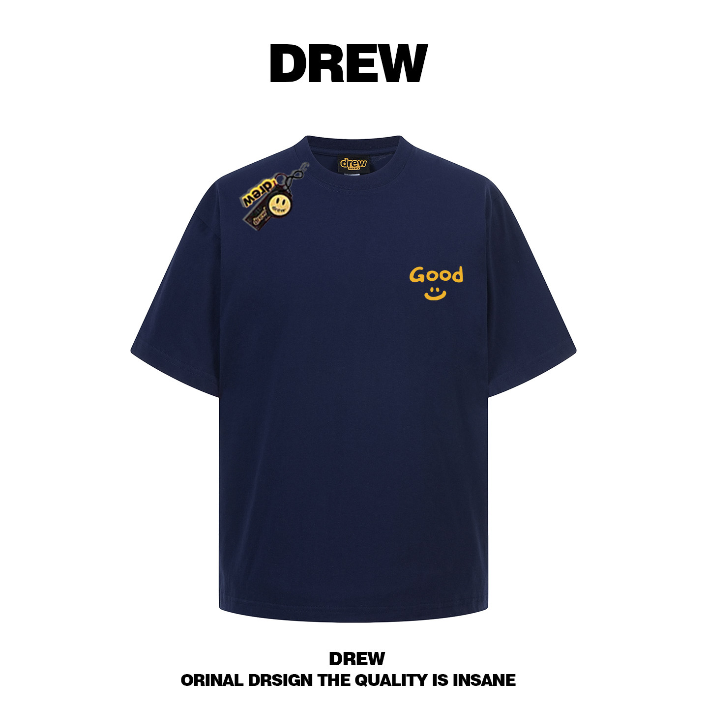 drew官网潮牌Good字母纯棉T恤