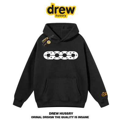 drew官网GOOD老白同款连帽卫衣男