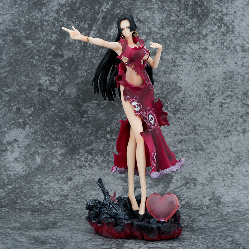海贼王 发光女帝汉库克 爆衣九蛇姬美少女场景gk摆件静态