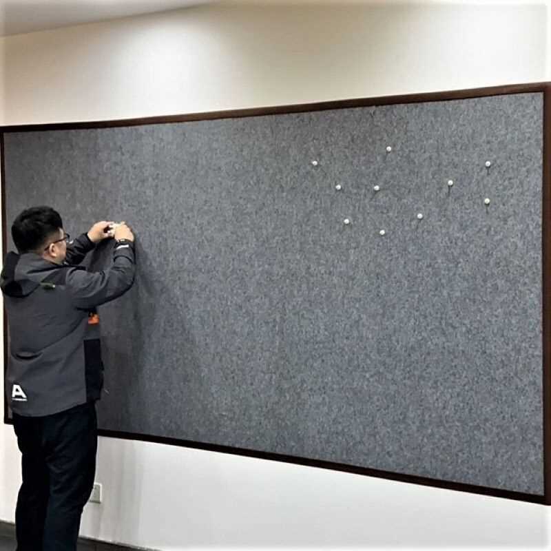 磁性毛毡墙书法画室墙面磁力画板展示国画作品磁铁书画毡吸磁墙贴