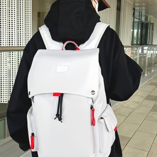 运动防水双肩包女大容量潮牌旅行电脑背包男款高中生大学生书包女