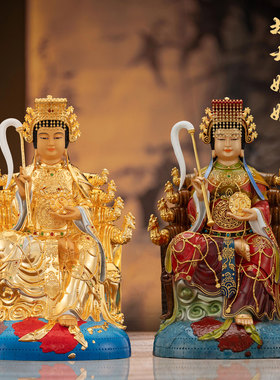 地母娘娘神像摆件纯铜