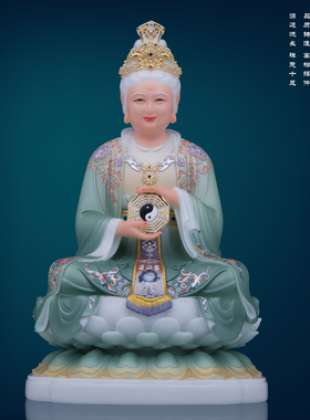 石材祝福中式纯手工无生老母神像