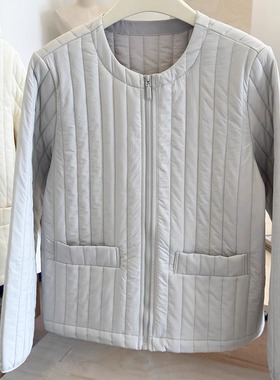 新品秋冬绵羊毛圆领蓄热保暖外套叠穿内搭女款轻薄上衣可外穿内胆