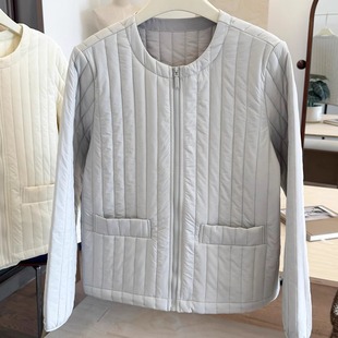 新品 轻薄上衣可外穿内胆 秋冬绵羊毛圆领蓄热保暖外套叠穿内搭女款