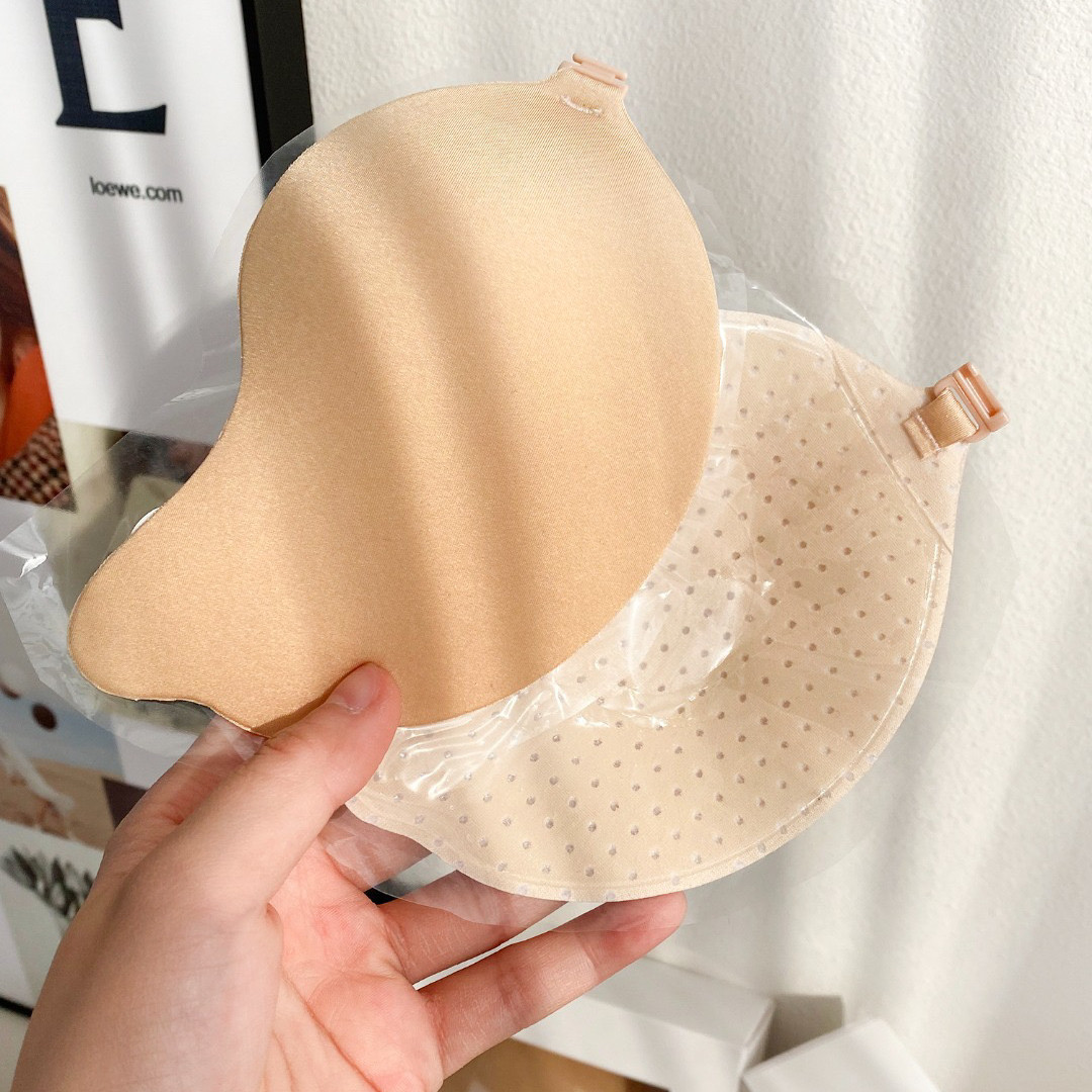 爱mu芒果杯隐形胸贴新娘婚纱吊带礼服防凸点走光稳定承托聚拢乳贴