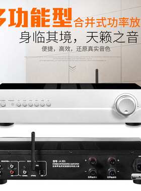 PAIYON/派扬音响A201多功能合并式hifi功放 高保真发烧放大器