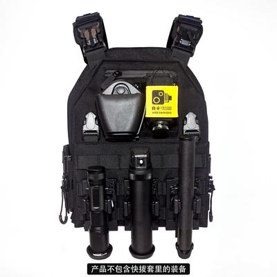 战术背心轻量化耐磨背心防弹防护巡逻快拆防刺巡逻勤务马甲