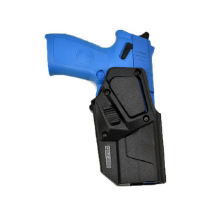 龙鳞甲新品92G双防双锁战术快拔套快拆旋转手枪套molle系统胸挂套