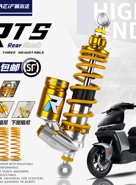 阿尔法RTS后减震适用极核AE4 AE5i 九号MZ NZ M5 MMAX2改装避震