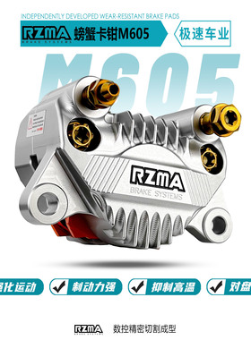 瑞祖玛M605大螃蟹卡钳适用九号MZ M395C M95C 极核AE4 AE5后刹车