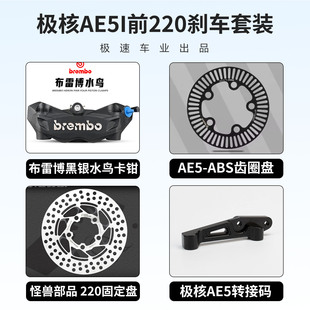 布雷博水鸟卡钳改装 M95C MMAX2极核AE5刹车 适用小牛NXT九号MZ
