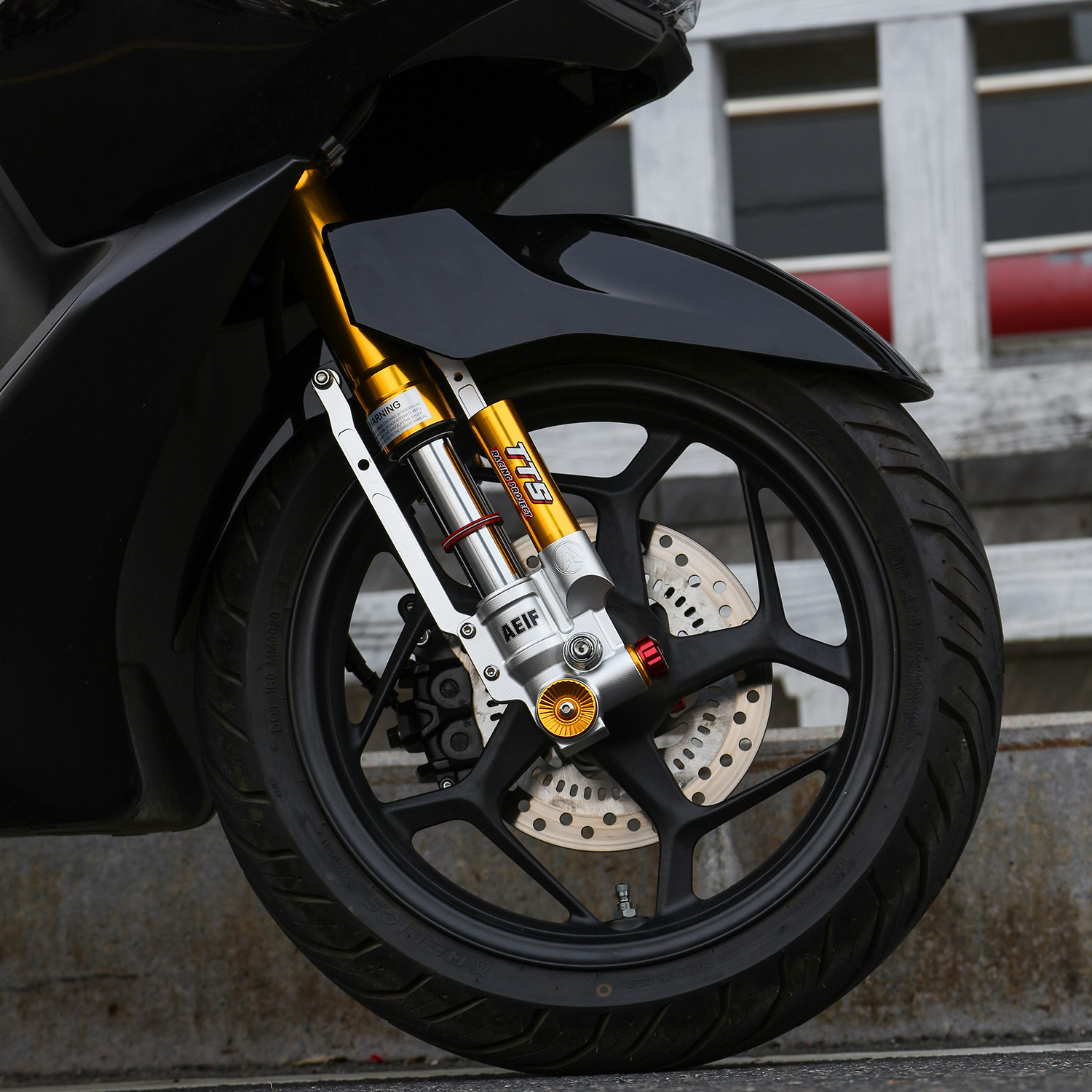 适用本田NWT150 NS150GX NWG150 PCX改装阿尔法TTS倒置前减震无损