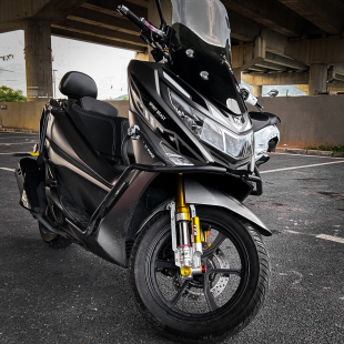 阿尔法TTS双阻尼前减震适用豪爵UHR150 刹车 UFR150前叉避震可改装