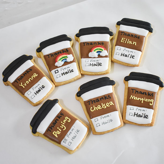 散水离职礼物伴手礼礼盒回礼手工翻糖霜饼干