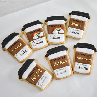 散水离职礼物伴手礼礼盒回礼手工翻糖霜饼干