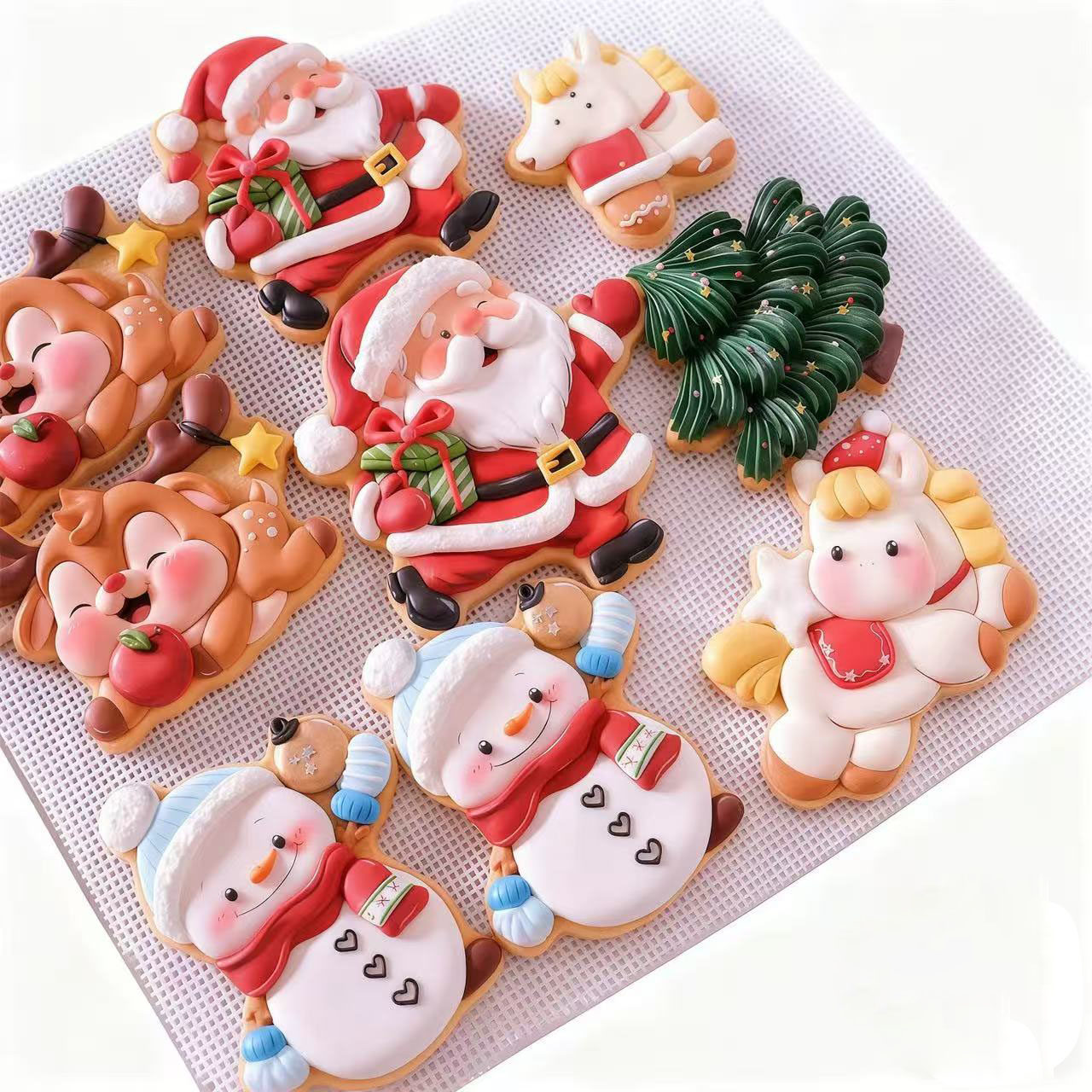 2025圣诞节饼干人手工翻糖糖霜饼干 曲奇圣诞节礼物,粮油调味/速食/干货/烘焙,饼干类/酥皮类/点心类预制品,淘宝优惠券,粉丝福利购,淘宝优惠卷