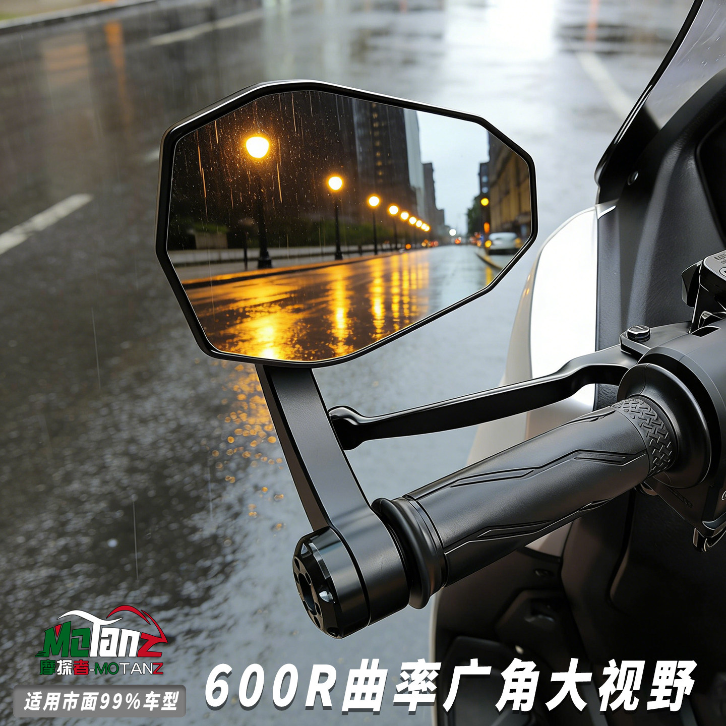 雅马哈25款NMAX155手把镜MT03 09升仕350d改装MT07 XMAX300后视镜