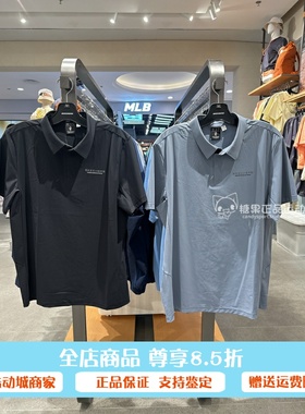 SKECHERS斯凯奇POLO衫男短袖24夏季新款薄款休闲运动T恤 P324M012