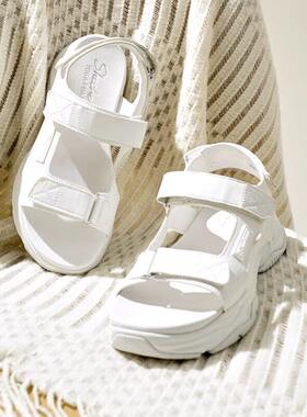 斯凯奇布丁凉鞋女士夏季新款舒适百搭休闲沙滩鞋厚底拖鞋119846