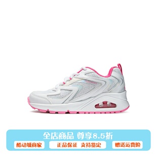 代购斯凯奇新款女童时尚潮流轻便防滑气垫绑带运动鞋310555L