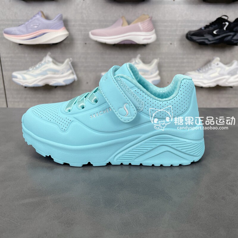 Skechers斯凯奇糖果鞋女童春秋魔术贴百搭时尚休闲小白鞋310451L图片