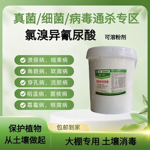 90%氯溴异氰尿酸农用杀菌剂果树土壤杀菌消毒病毒病软腐病霜霉病