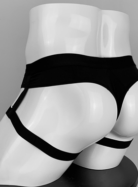 GTOPX MAN男士正装系带性感低腰单层U凸防滑冰丝单丁字裤同志内裤