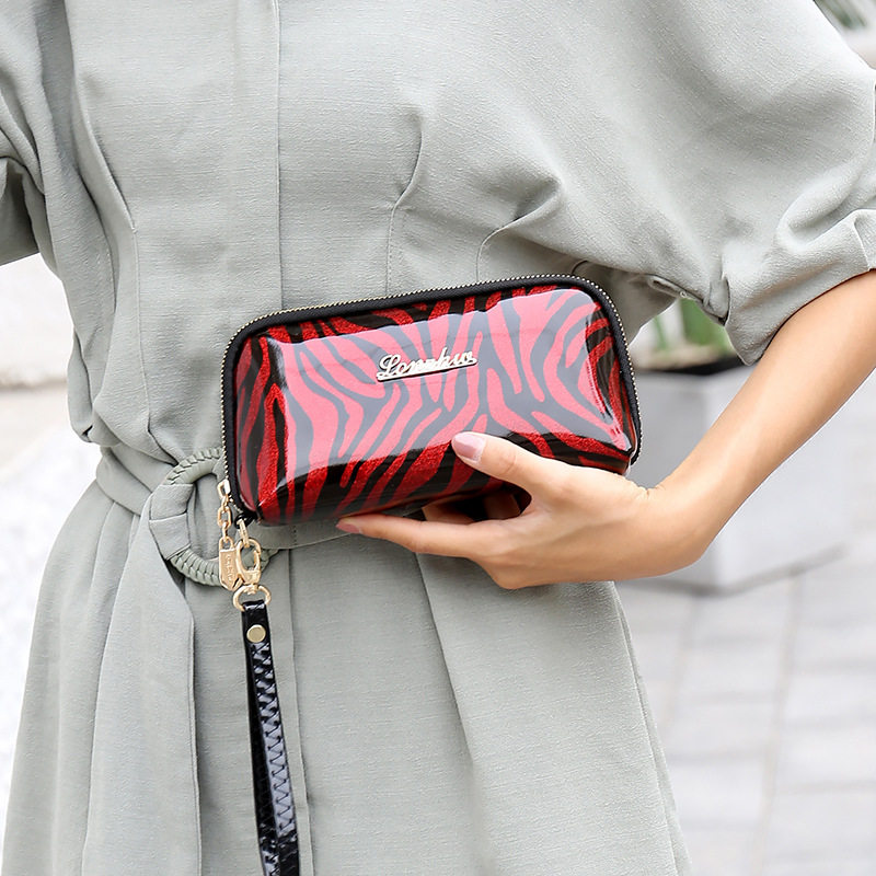 2025新款欧美长款钱包大容量女拉链贝壳包多功能手拿包女士手机包