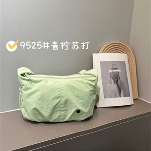 多隔层饺子包休闲旅游背包超轻防泼水女士单肩包 博卜BoBo布包新款
