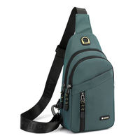 Business chest bag, men's crossbody bag, single-shoulder bag, canvas casual backpack, sports small bag, Oxford cloth bag, Korean style trend thumbnail 3
