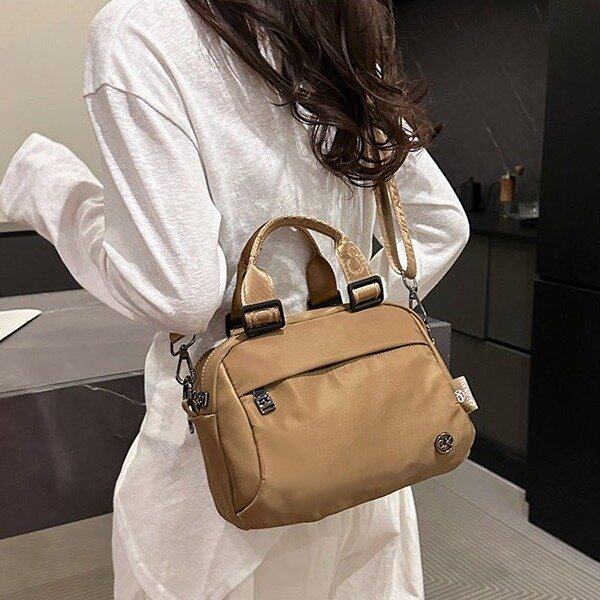 女士简约轻便牛津布女包2025新款高级感帆布休闲斜挎包双层手提包,箱包皮具/热销女包/男包,通用款女包,淘宝优惠券,粉丝福利购,淘宝优惠卷