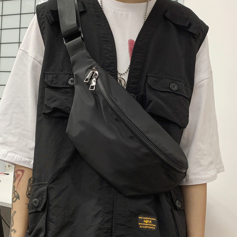 日系潮流胸包男个性斜挎包女百搭ins潮牌街头休闲腰包运动单肩包,箱包皮具/热销女包/男包,男士包袋,淘宝优惠券,粉丝福利购,淘宝优惠卷