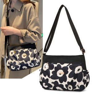 牛津布多层包包中年女包大气帆布斜挎包大容量旅行单肩挎包妈妈包