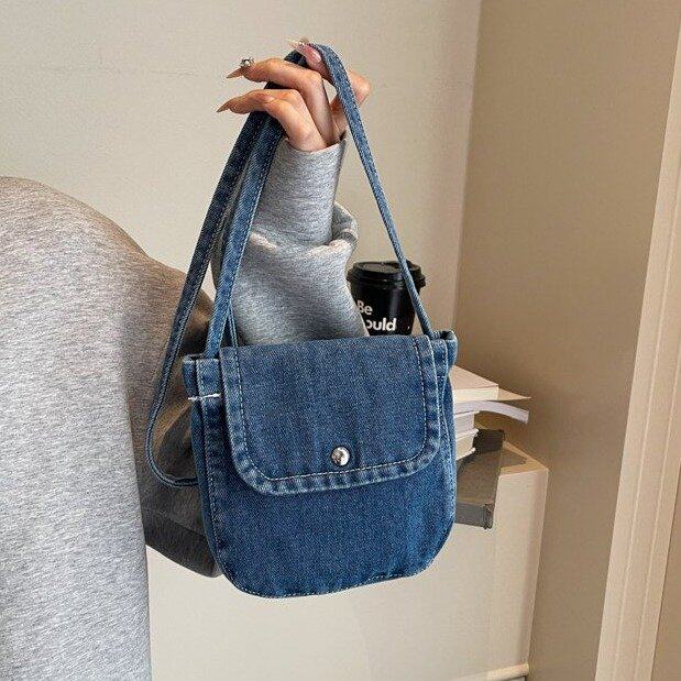 2025放手机包女斜挎迷你小包包挂脖手机布袋零钱包装手机的小挎包