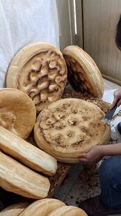 山东大锅饼莒南刘庄喜饼手工临沂烙制十二斤重团圆饼沂蒙特产