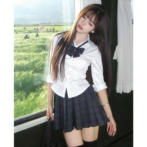 JIC白桃汽水纯欲风jk制服