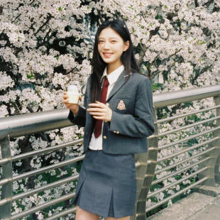 JIC荼梅私立学院韩国校服西装外套百褶裙迪の士尼穿搭学院风制服