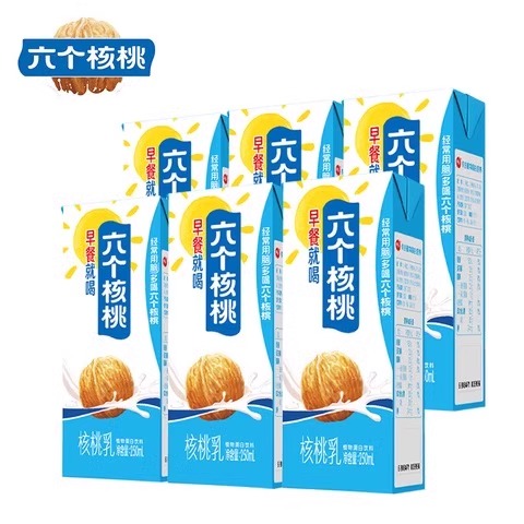 六个核桃早餐核桃乳蛋白饮料