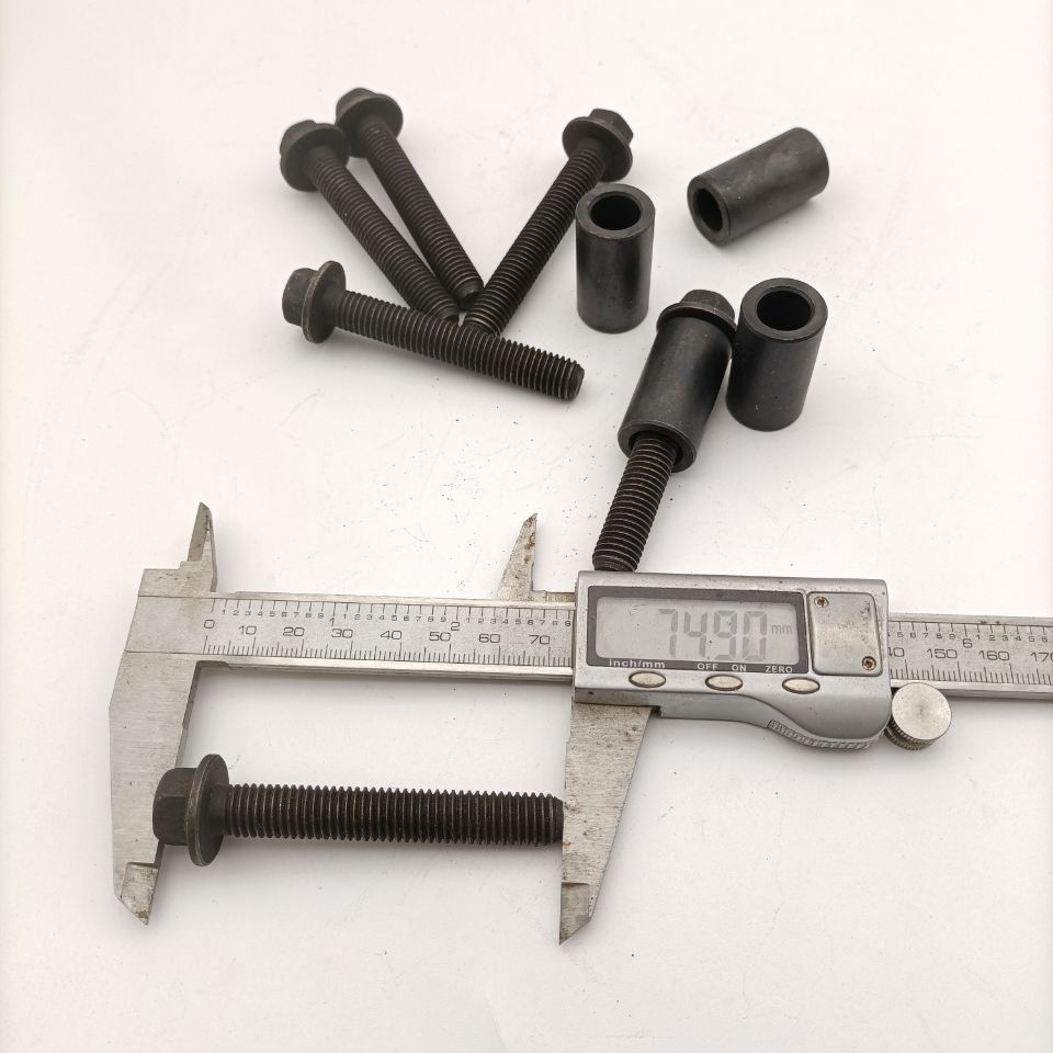 潍柴原厂WP10H发动机排气管螺栓12.9级高强度合金钢螺丝 套筒