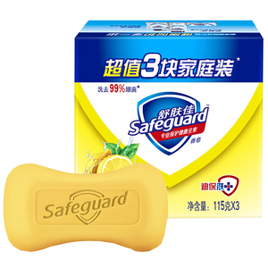 舒肤佳香皂柠檬清新100g3块装