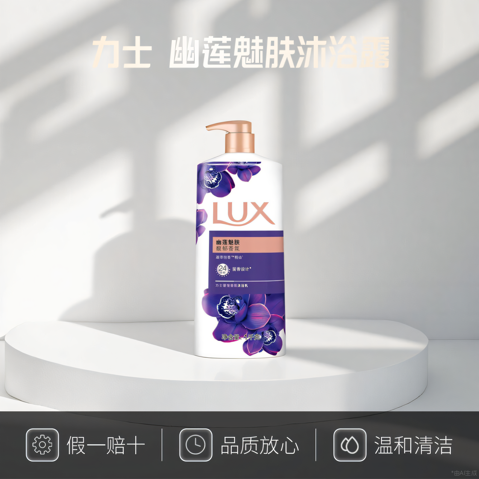 力士幽莲魅肤沐浴露1000g依兰香沐浴洗澡乳液留香LUX正品